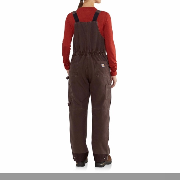 carhartt 102743 wildwood bib overalls insulated for women